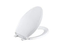 Cachet Elongated Closed Front Toilet Seat with Q3 Advantage B01M0KSRA7 - White - Brand New