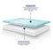VIBE HEATHER GREY GEL MEMORY FOAM MATTRESS IN BOX 10-INCH FULL - HEATHER GRAY - Brand New