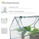 Sunnydaze Outdoor Portable Mini Greenhouse Tent - Clear - 4' x 3' - Like New