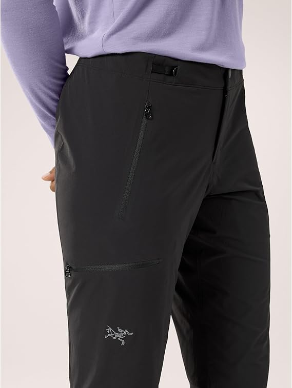 ARC'TERYX GAMMA LIGHTWEIGHT WOMEN'S VERSATILE SOFTSHELL PANT 2 SHORT - BLACK - Brand New