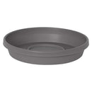 Bloem Terra Plant Saucer Tray for Planters 17-24" - Charcoal Gray - Brand New