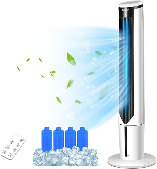 COSTWAY Portable Evaporative Air Cooler for Room Quiet 41-inch Oscillating Air - Like New
