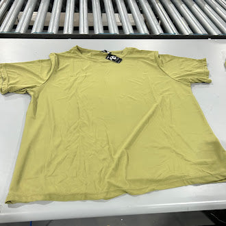 TALMONT WOMEN'S PAJAMA SET SHORT SLEEVE 2 PIECE LOUNGE SET - SIZE: L-XL - HAKI - Brand New