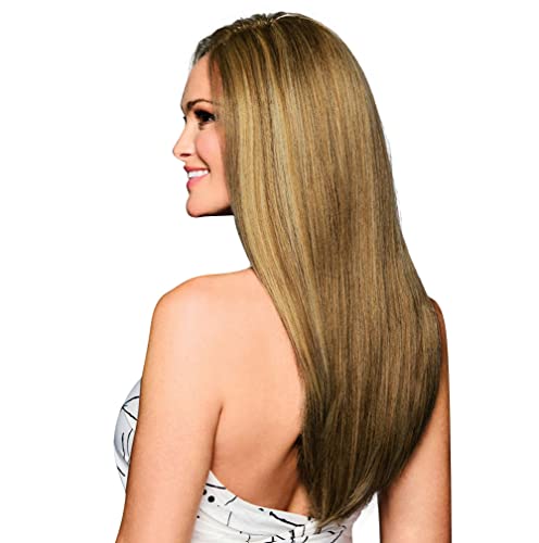 RAQUEL WELCH STAY THE NIGHT LONG TAPERED LAYERED WIG,100% HAND TIED, HONEY PECAN - Brand New