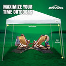 Caravan Canopy V Series 12 by 12 Foot Outdoor Shade Kit Frame B00HWORVEA - White - Brand New