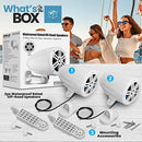PYLEUSA 5.25” WATERPROOF OFF-ROAD SPEAKERS - 180W 2-WAY MARINE WOOFER - WHITE - Like New