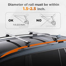 TANX Universal Roof Rack Cross Bars, 52" Aluminum Roof Rails with 200lbs - Like New