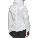 22QMP180 GUESS Women's Lightweight Puffer Jacket, White, X-Large - Brand New