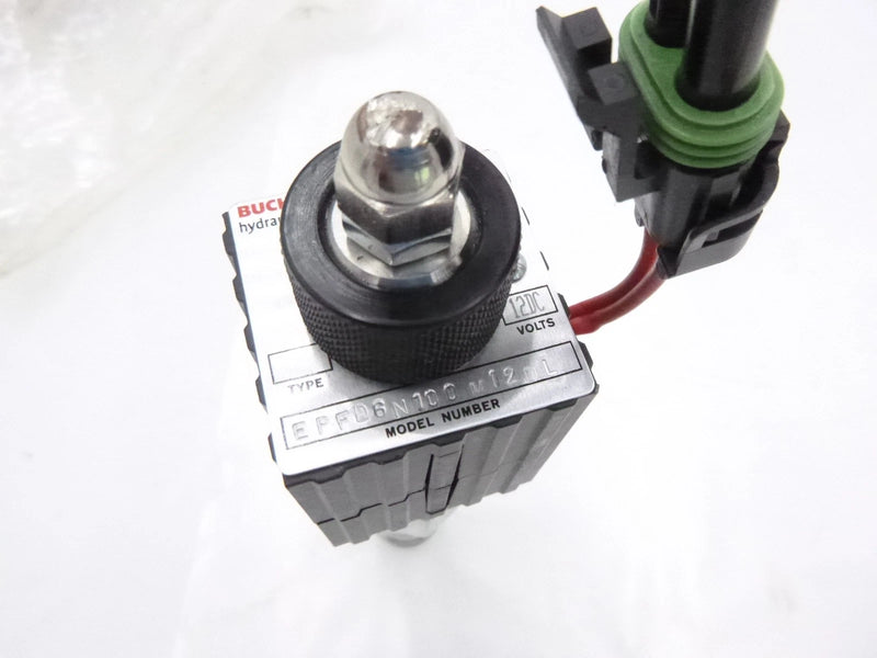 BUCHER HYDRAULICS IMT FLOW CTRL VALVE - 73054934 - SILVER/BLACK - Like New