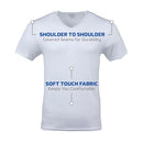 Gildan Men's V-Neck T-Shirts Multipack G1103 - Size Medium 6 Pack - White - Brand New