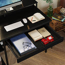Rolanstar Computer Desk with Monitor Shelf and Drawer B099SBD79V - Black - Brand New