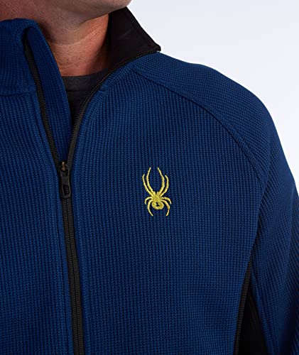 SPYDER MEN'S CONSTANT FLEECE JACKET MENS LARGE, ABYSS New