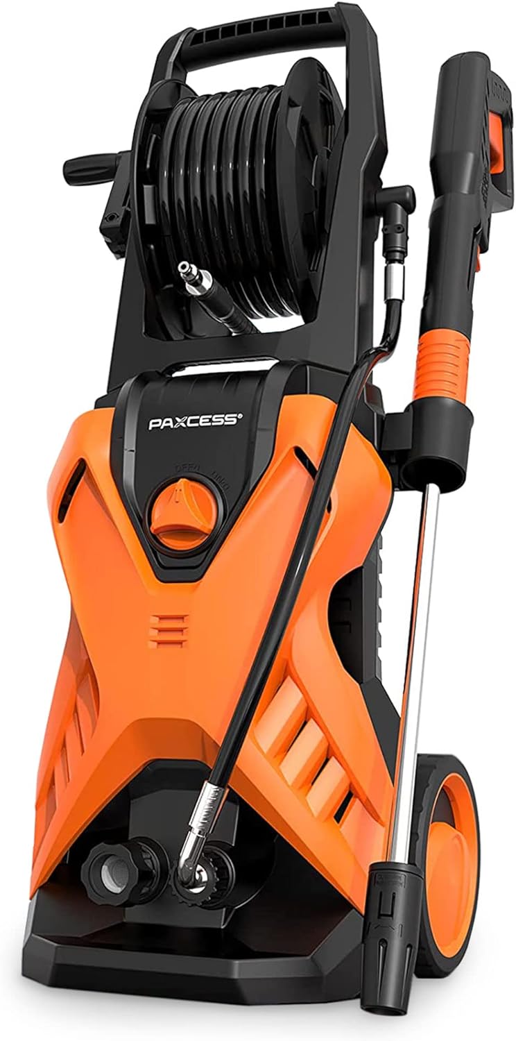 PAXCESS 3,000PSI 1,800 Watt Electric Power Washer - Orange Like New