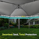 Quictent 10'x10' Pop up Screened Canopy Tent with Mosquito Netting Wheeled Bag - Like New