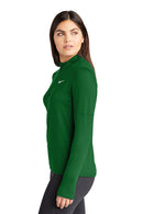 DH4951 Nike Women's Dri-Fit Element Long Sleeve Dark Green/White S - Like New