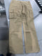START FLEX COMFORT PANTS CARGO 4 WAY STRETCH MENS - SIZE: MEN 34 - KHAKI - Brand New
