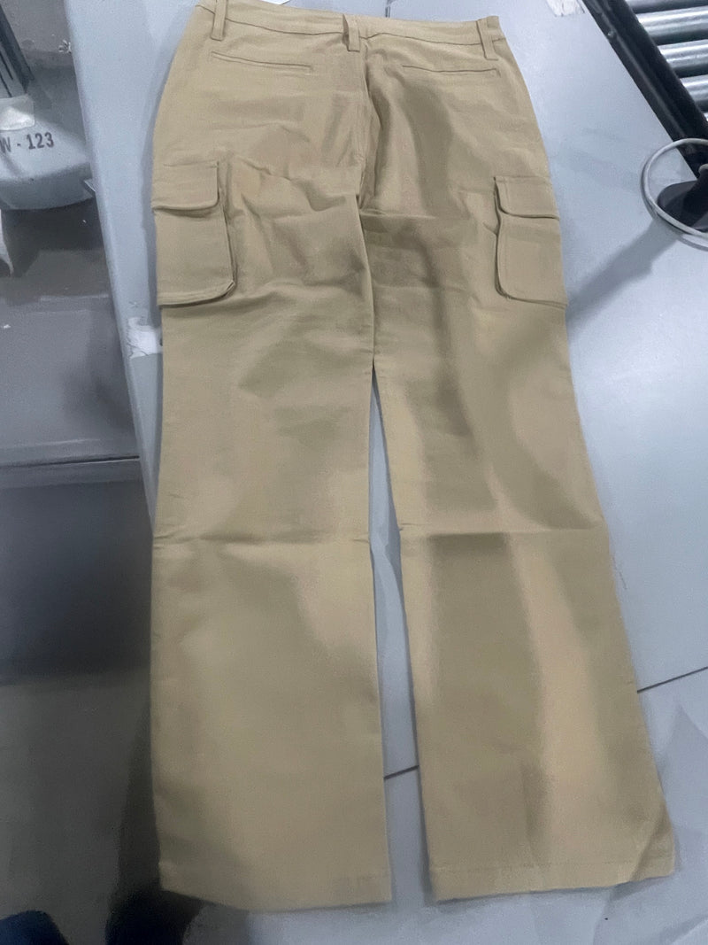 START FLEX COMFORT PANTS CARGO 4 WAY STRETCH MENS - SIZE: MEN 34 - KHAKI - Brand New