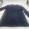 BLUE ICE MENS CHARCOAL LONG SLEEVE STRETCH HENLEY SHIRT SIZE: MEN S - NAVY - Brand New
