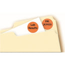 AVERY PRINTABLE COLOR CODING ROUND LABELS, 3/4" DIAMETER, 1,008 LABELS - ORANGE - Brand New