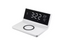 ZTECH ChargeX Pro Alarm Clock All Wireless Charging Smartphones ZTWC038WT White Like New