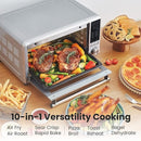 COMFEE' Toaster Oven Air Fryer FLASHWAVE Ultra-Rapid CFO-SA231 - Stainless Steel - Like New