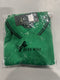 TIGER WOLF 3 BUTTON POLO SHIRT - SIZE: MEN XL - GREEN/BLACK - Like New