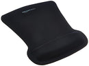 AMAZON BASICS IRREGULAR ERGONOMIC GEL COMPUTER MOUSE PAD WRIST REST - BLACK - Like New