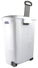 Sterilite Ultra Wheeled Laundry Hamper with Lid B001GQVS2Q - White - Brand New