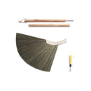 SWEEPY Light Indoor Grass Broom Long Handle Broomstick B07FR5W3DX - GREEN - Brand New