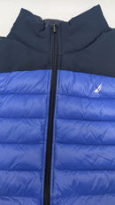 Nautica Men's Water Wind Resistant Reversible Puffer Vest - Large, Cobalt/navy - Brand New