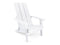 QOMOTOP FOLDABLE ADIRONDACK CHAIR - WHITE - Like New