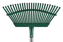 Arcadius Garden 25 Fixed Tine Leaf Rake and Tines Leaf Rake, 48" Aluminum Handle - Like New