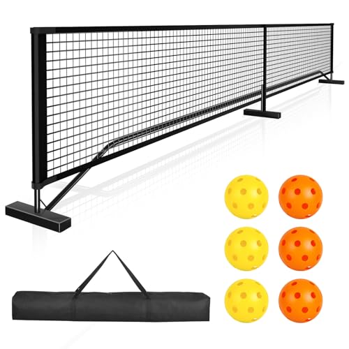 ENERFACE PICKLEBALL NET 22FT REGULATION SIZE PORTABLE PICKLEBALL NET - Like New