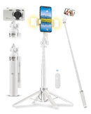 ACKIMA 53'' Selfie Stick Tripod Light Enhanced 4-Leg Cell Phone Stand Camera - Like New