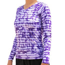 9469 KANU SURF WOMEN'S UPF 50+ LONG SLEEVE TEE WORKOUT TOP PURPLE SIZE 2XL - Brand New