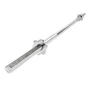 Sunny Health Fitness 60" Chrome Barbell Bar High-Density Foam Pad STBB-60 - Like New