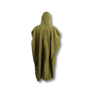 MCGUIRE GERMAN STYLE PONCHO HOODED HEAVY WEIGHT COTTON - ONE SIZE - OLIVE DRAB - Like New