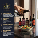 Kiri & Sons Balsamic Vinegar Gourmet Gift Set of 6 - Premium Made In Italy - Brand New