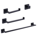 KES 4-Piece Bathroom Accessory Set SUS 304 Stainless Steel RUST - Black - Brand New