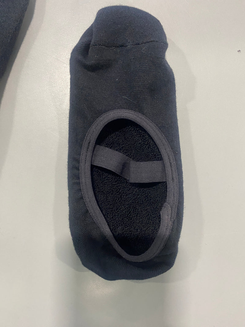 GENERIC NON-SLIP GRIP YOGA SOCKS, 1 PAIR - BLACK - Like New