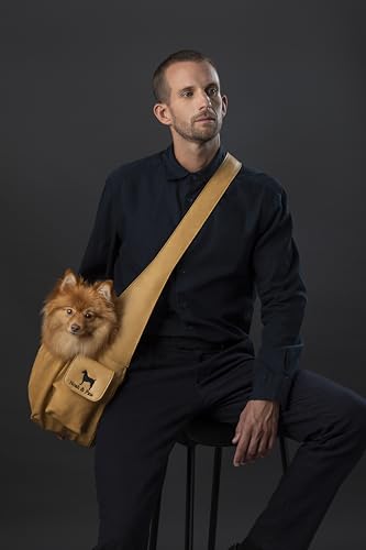 NOAH & PAW DOG SLING CARRIER FOR SMALL DOGS 5-18LB, DOG SLING - BEIGE - Brand New