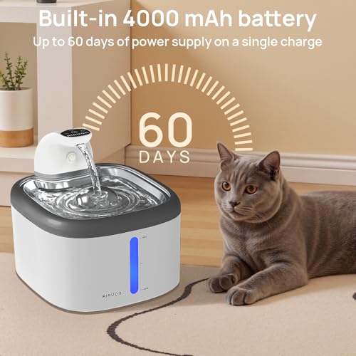 Cat Water Fountain 118oz/3.5L Battery Operated Cat Water Fountain - Like New