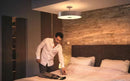 PHILIPS HUE WHITE AMBIANCE FAIR LED DIMMABLE SMART CEILING LIGHT - SILVER/WHITE - Like New