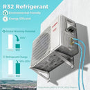 TURBRO 24,000 BTU Ductless Mini Split AC/Heat Pump, 18.5 SEER2 Inverter - Like New