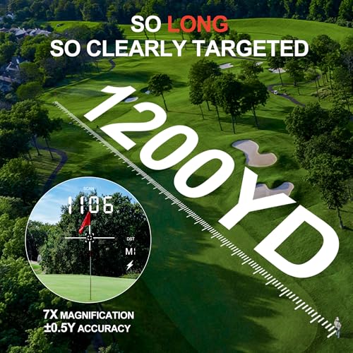 VISIOGEAR GOLF RANGEFINDER WITH SLOPE 1200 YARDS LASER - A WHITE - Like New
