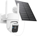 WY-LINK SOLAR CAMERA OUTDOOR WIRELESS, 360 CAMERAS FOR HOME SECURITY - WHITE - Like New