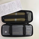 GLORYANG INKLESS PORTABLE PRINTER FOR TRAVEL 2 ROLLS OF PAPER KIT - BLACK - Like New