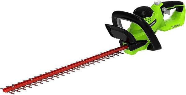 Greenworks 40V 24" Cordless Hedge Trimmer 1" Cutting Capacity Tool Only HT40B02 Like New