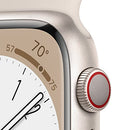 MNUX3LL/A Apple Watch Series 8 (GPS + Cellular) 41mm Aluminum Case - Starlight - Like New