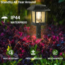 GRELUNA SOLAR LIGHTS OUTDOOR 12 PACK SCHELLA 3000K PATHWAY LIGHTS APP CONTROL - Brand New